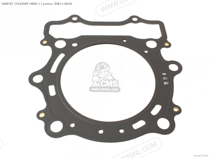 Yamaha GASKET, CYLINDER HEAD 1 (NAS) 5GR1118100