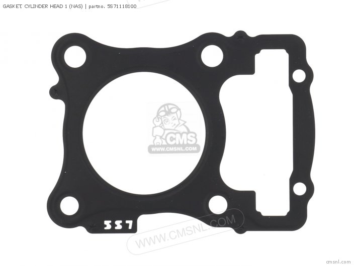 Yamaha GASKET, CYLINDER HEAD 1 (NAS) 5S71118100