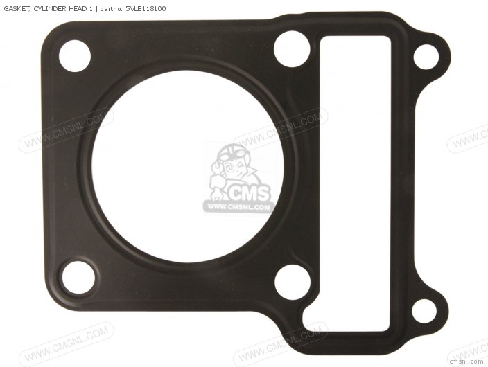 Yamaha GASKET, CYLINDER HEAD 1 (NAS) 5VLE118100