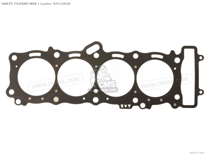 Yamaha GASKET, CYLINDER HEAD 1 (NAS) 5VY1118100