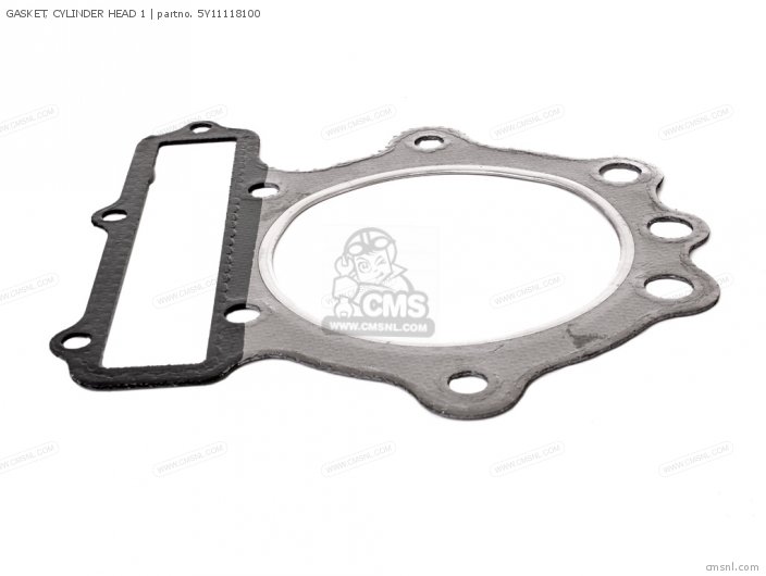 Yamaha GASKET, CYLINDER HEAD 1 (NAS) 5Y11118100 Yamaha GASKET, CYLINDER HEAD 1 (NAS) 5Y11118100