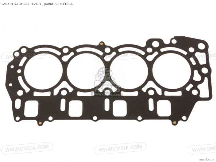 Yamaha GASKET, CYLINDER HEAD 1 (NAS) 62Y1118100