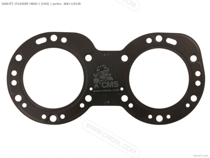 Yamaha GASKET, CYLINDER HEAD 1 (NAS) 66E1118100
