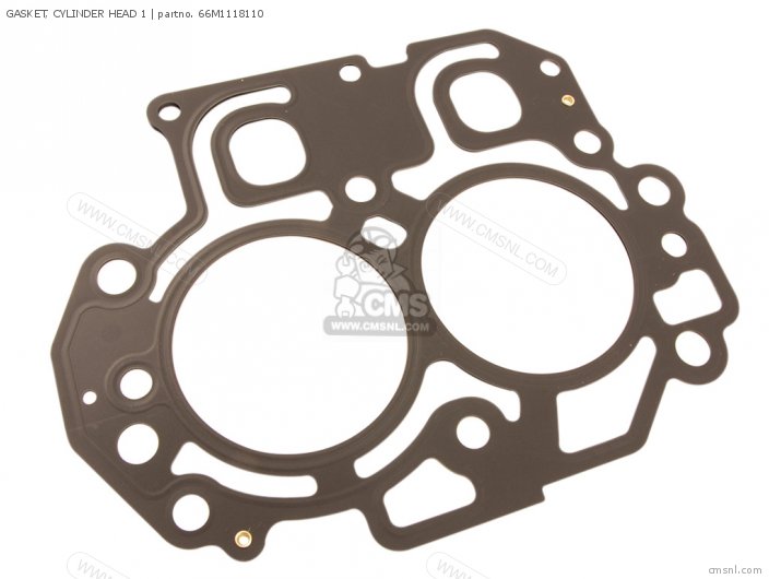 Yamaha GASKET, CYLINDER HEAD 1 (NAS) 66M1118110