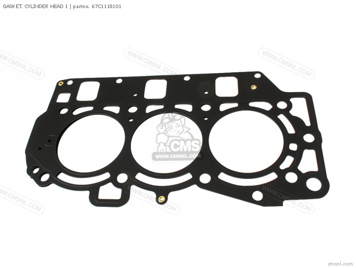 Yamaha GASKET, CYLINDER HEAD 1 (NAS) 67C1118101