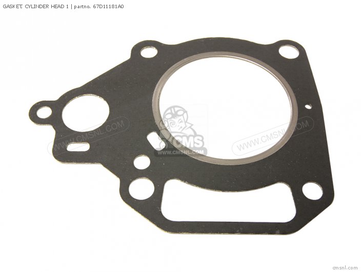 Yamaha GASKET, CYLINDER HEAD 1 (NAS) 67D11181A0