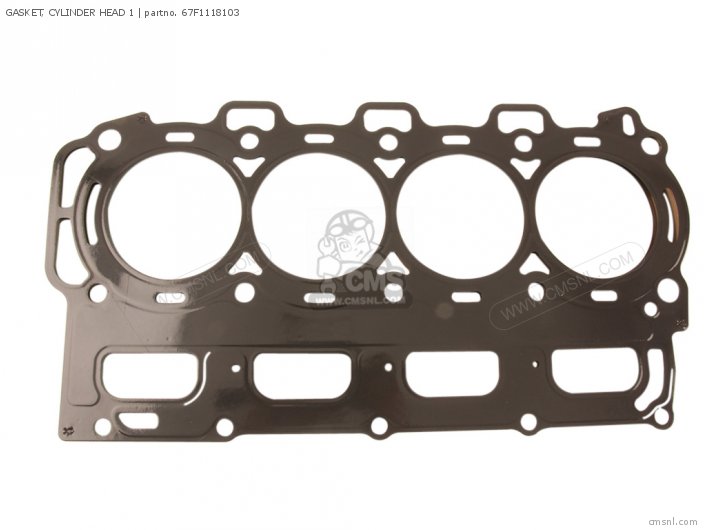 Yamaha GASKET, CYLINDER HEAD 1 (NAS) 67F1118103