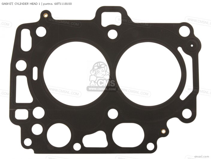 Yamaha GASKET, CYLINDER HEAD 1 (NAS) 68T1118100