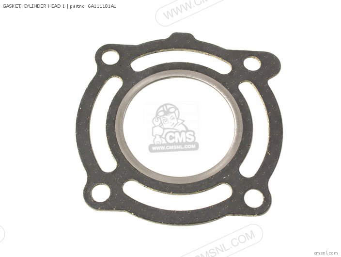 Yamaha GASKET, CYLINDER HEAD 1 (NAS) 6A111181A1
