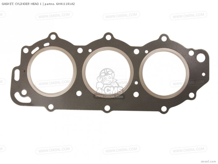 Yamaha GASKET, CYLINDER HEAD 1 (NAS) 6H411181A2