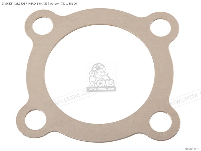 Yamaha GASKET, CYLINDER HEAD 1 (NAS) 75J1118100
