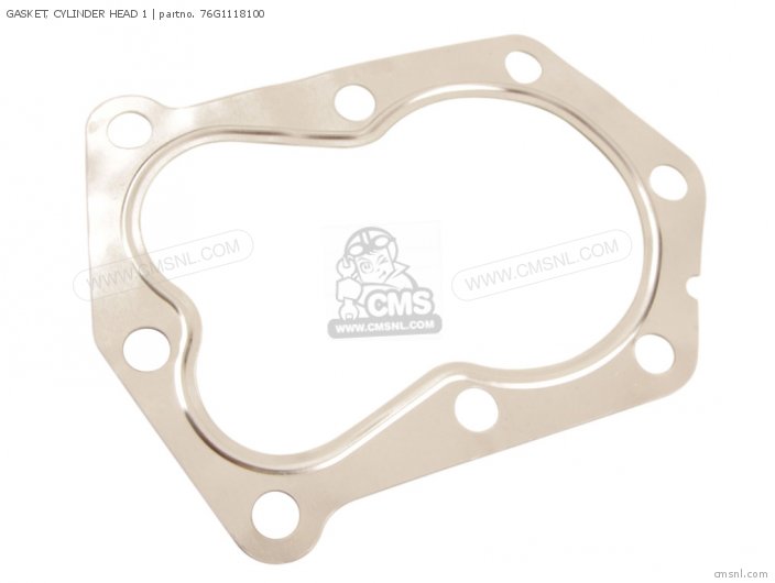 Yamaha GASKET, CYLINDER HEAD 1 (NAS) 76G1118100