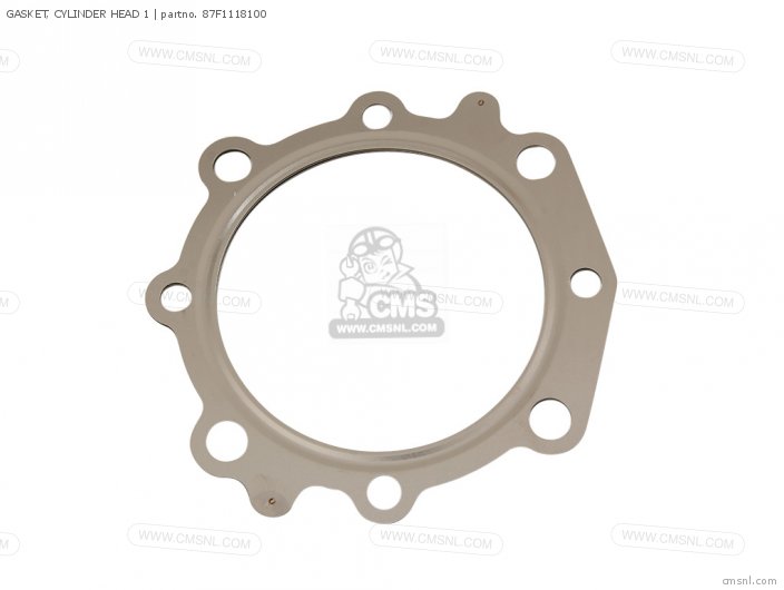 Yamaha GASKET, CYLINDER HEAD 1 (NAS) 87F1118100 Yamaha GASKET, CYLINDER HEAD 1 (NAS) 87F1118100