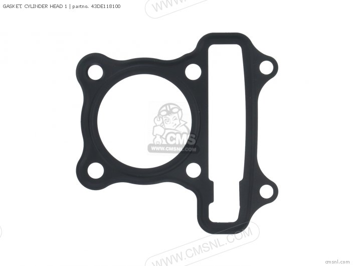 Yamaha GASKET, CYLINDER HEAD 1 43DE118100
