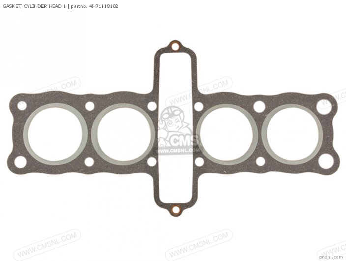 4H71118102: Gasket, Cylinder Head 1 Yamaha - buy the 4H7-11181-02 at CMSNL