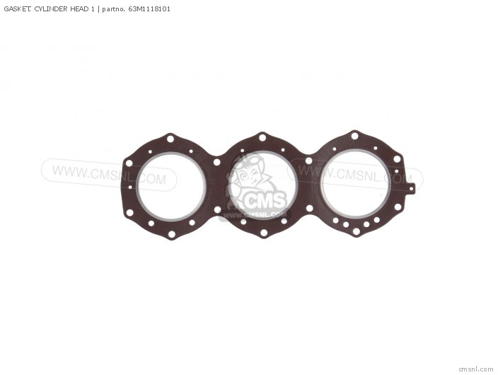 Yamaha GASKET, CYLINDER HEAD 1 63M1118101