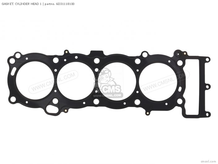 Yamaha GASKET, CYLINDER HEAD 1 6D31118100