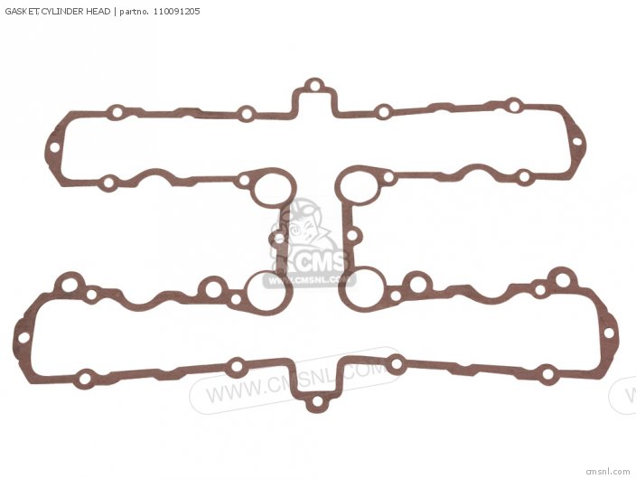 110091205: Gasket,cylinder Head (mca) Kawasaki - buy the 11009 