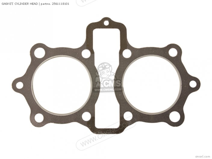 Yamaha GASKET, CYLINDER HEAD (MCA) 2561118101