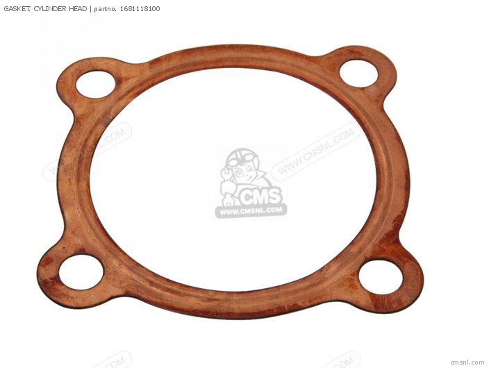 Yamaha GASKET, CYLINDER HEAD (NAS) 1681118100