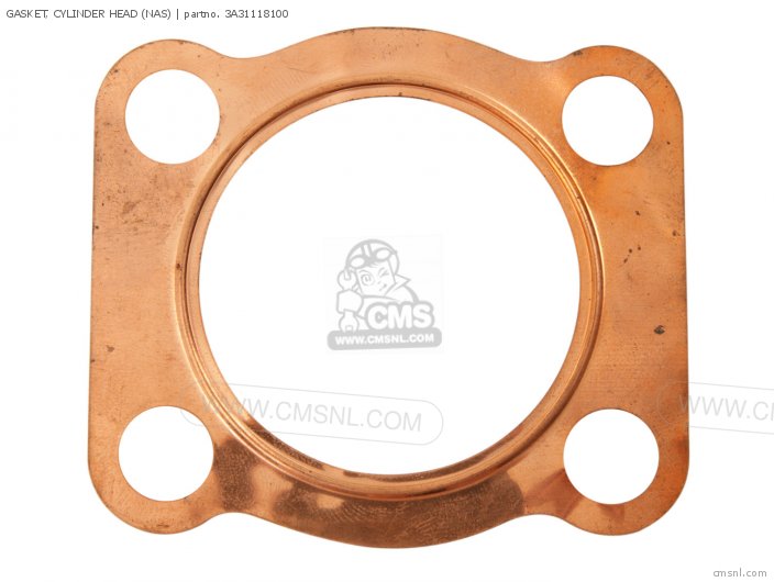 Yamaha GASKET, CYLINDER HEAD (NAS) 3A31118100