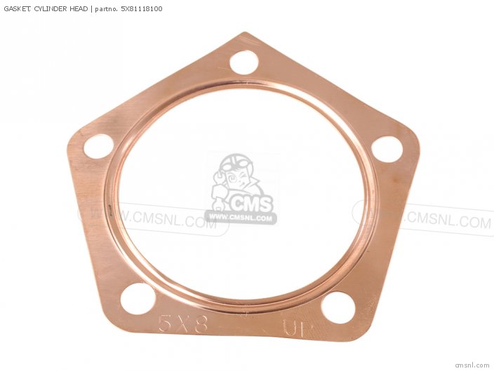 Yamaha GASKET, CYLINDER HEAD (NAS) 5X81118100