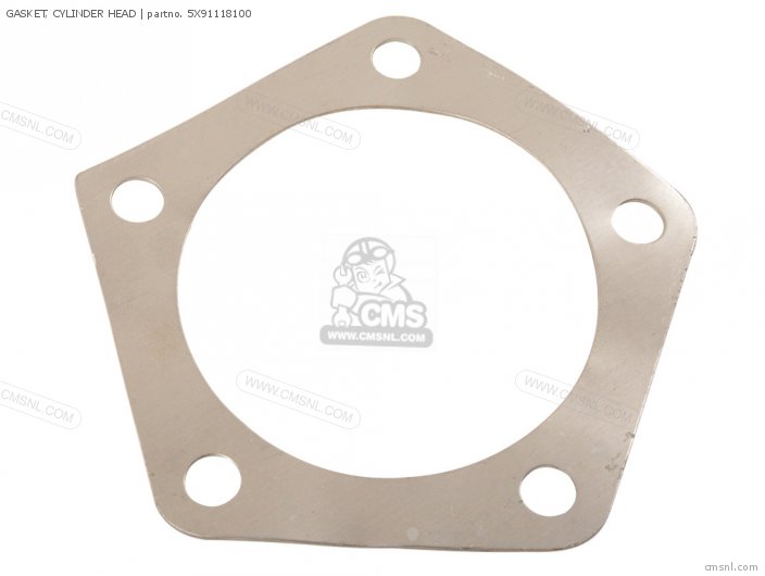 Yamaha GASKET, CYLINDER HEAD (NAS) 5X91118100