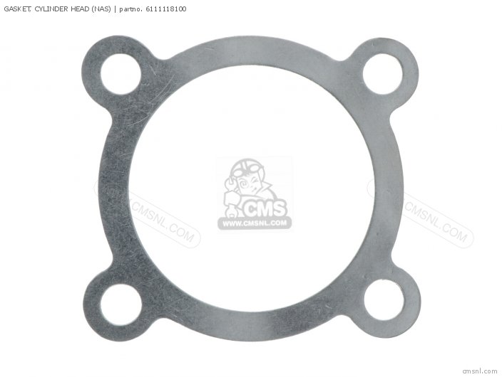 Yamaha GASKET, CYLINDER HEAD (NAS) 6111118100