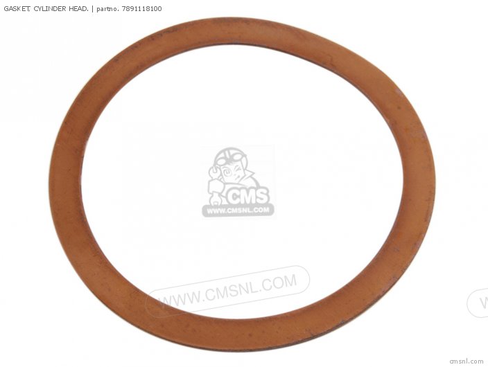 Yamaha GASKET, CYLINDER HEAD. (NAS) 7891118100
