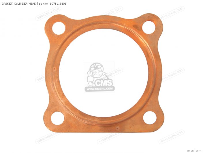 Yamaha GASKET, CYLINDER HEAD 1071118101
