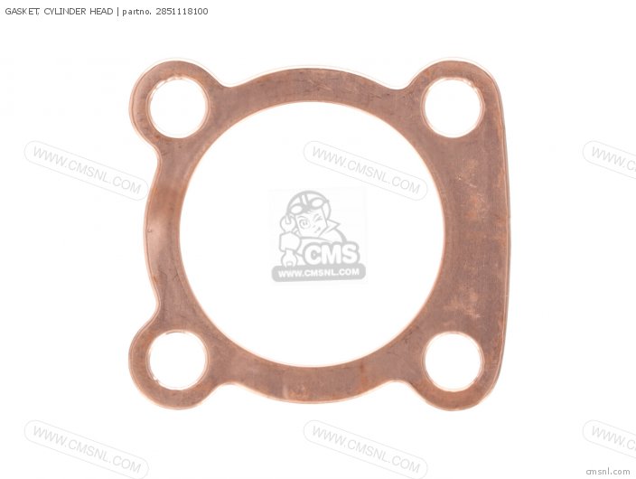 Yamaha GASKET, CYLINDER HEAD 2851118100
