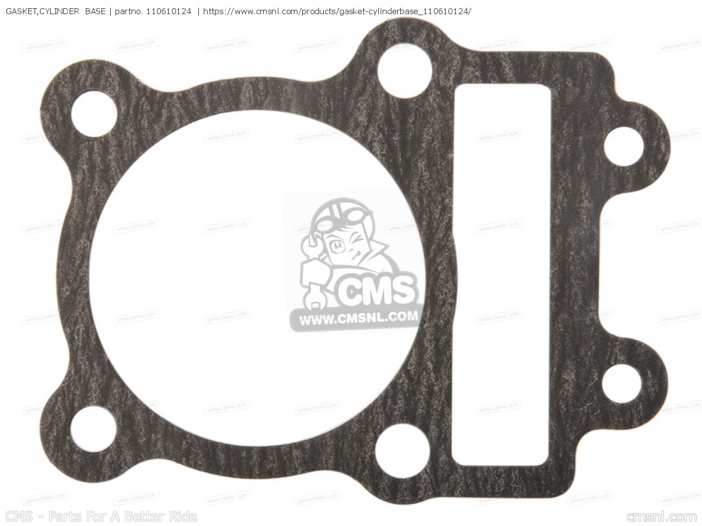 110610124: Gasket,cylinder Base (nas) Kawasaki - buy the 11061-0124 at ...