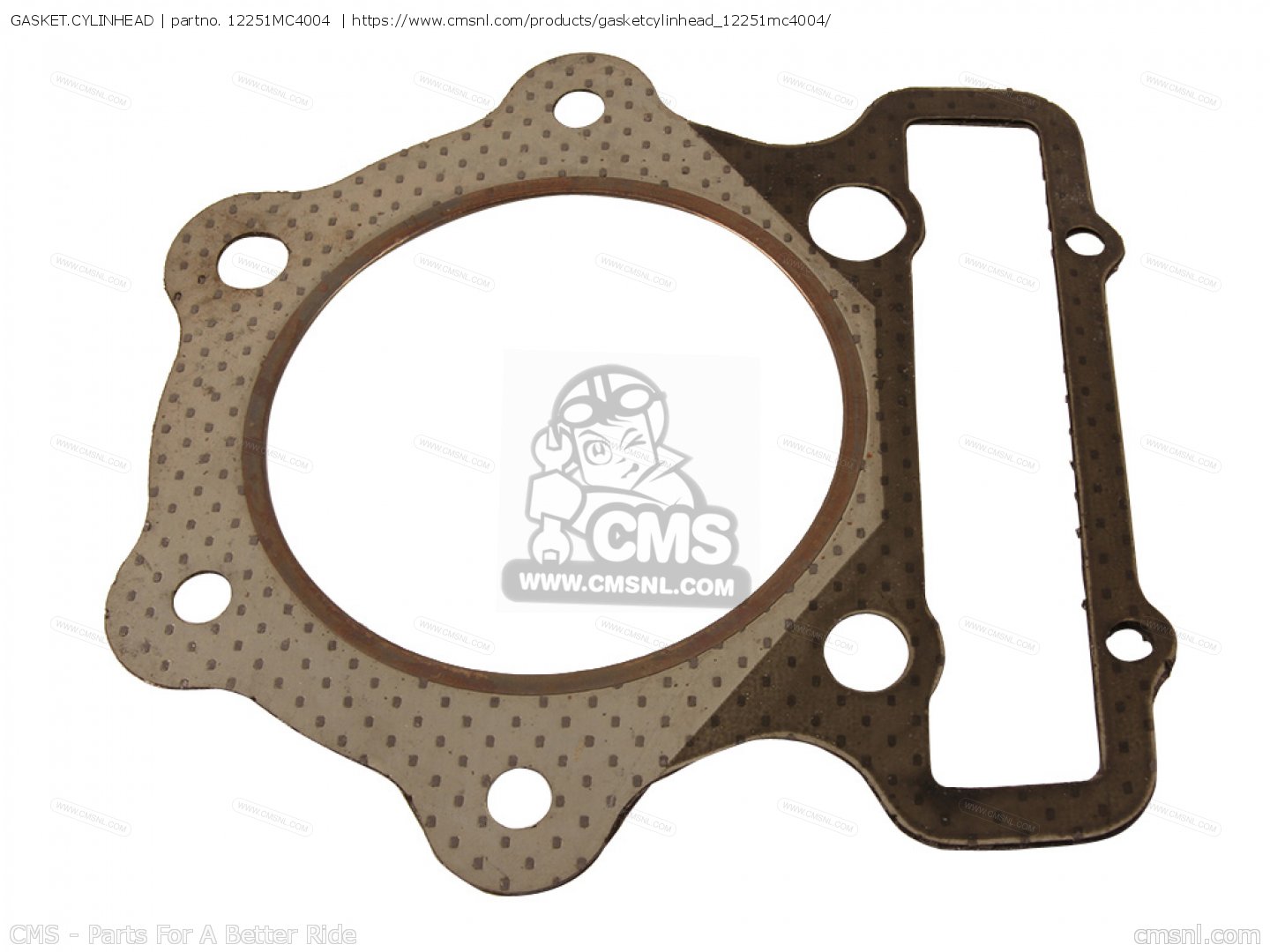 GASKET.CYLINHEAD (MCA) for FT500 ASCOT 1982 (C) USA - order at CMSNL