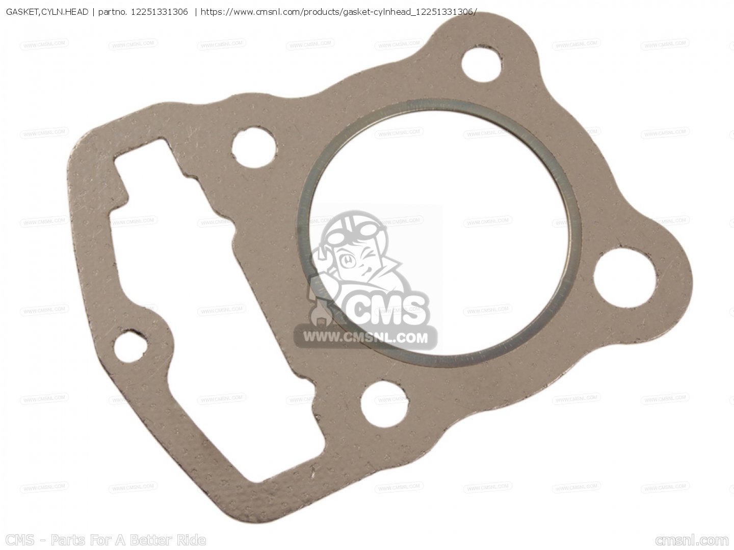 12251331306: Gasket,cyln.head (nas) Honda - buy the 12251-331-306 at CMSNL