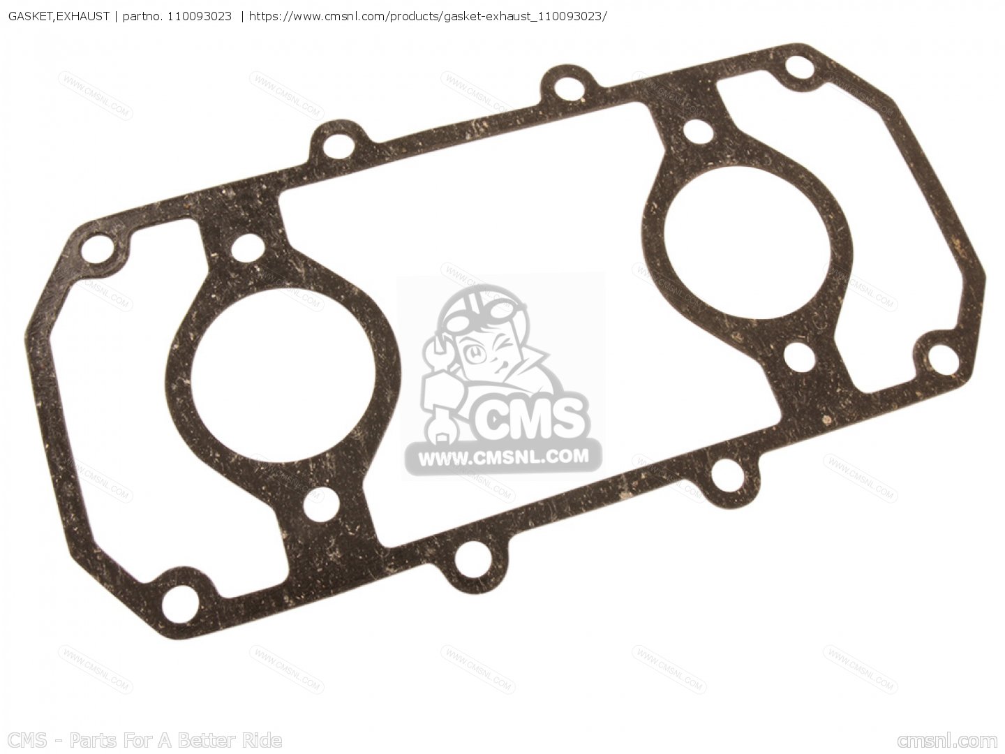 110093023 Gasket,exhaust (mca) Kawasaki buy the 110093023 at CMSNL
