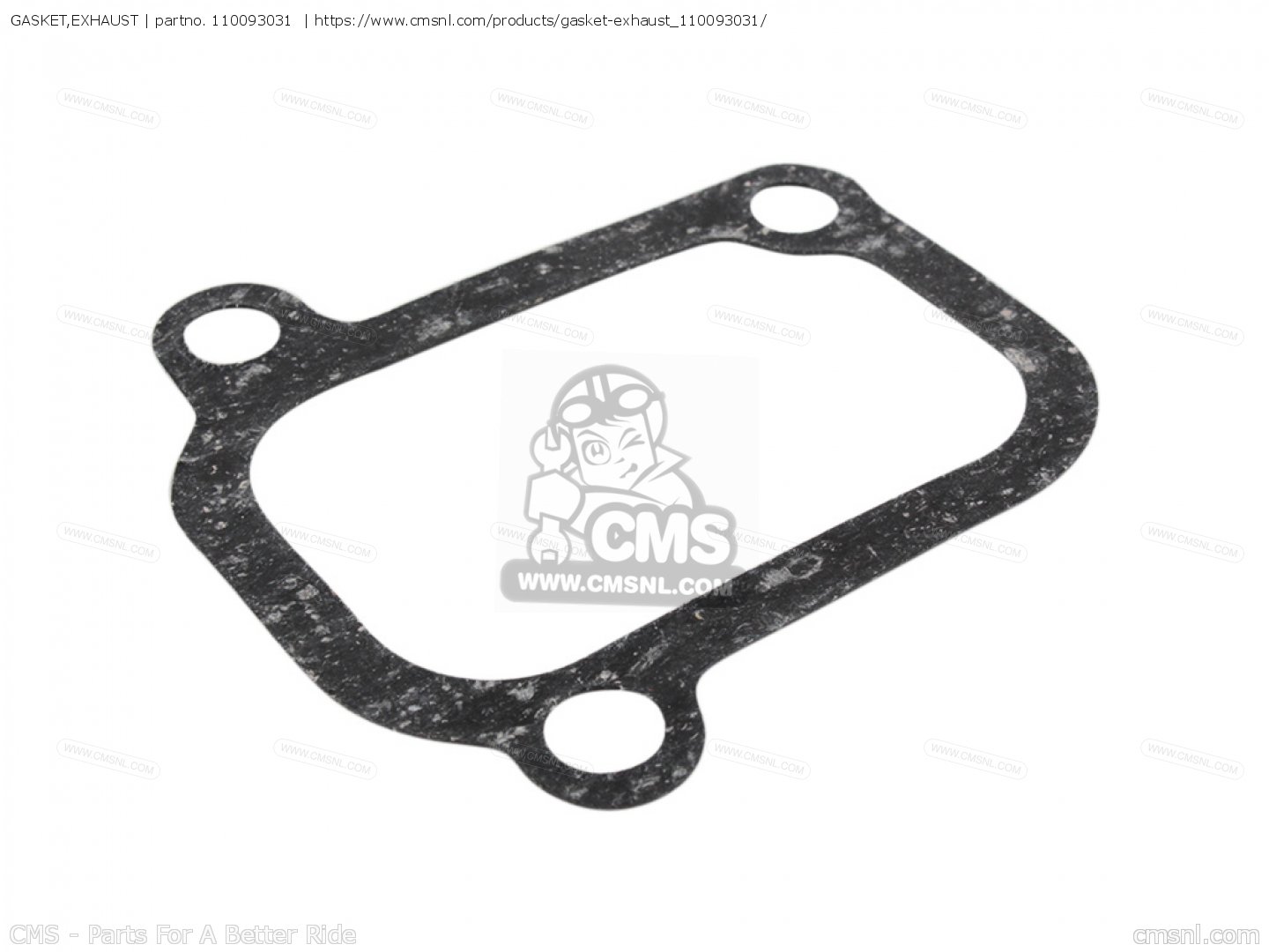 110093031 Gasket,exhaust (mca) Kawasaki buy the 110093031 at CMSNL