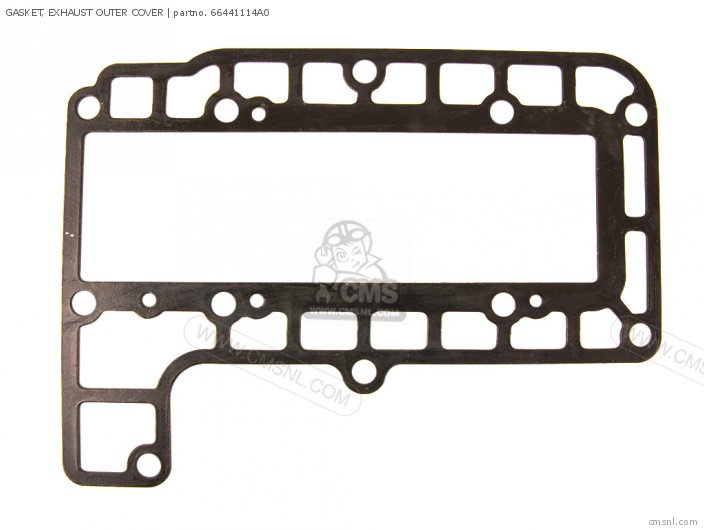 Yamaha GASKET, EXHAUST OUTER COVER (NAS) 66441114A0