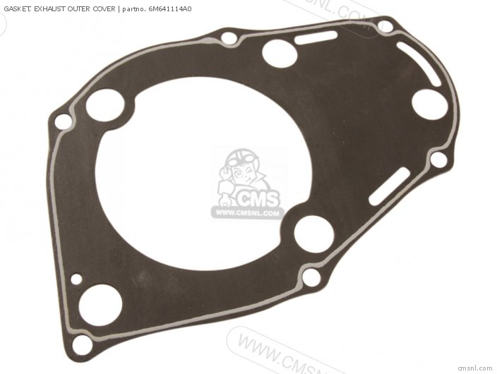 Yamaha GASKET, EXHAUST OUTER COVER (NAS) 6M641114A0 Yamaha GASKET, EXHAUST OUTER COVER (NAS) 6M641114A0