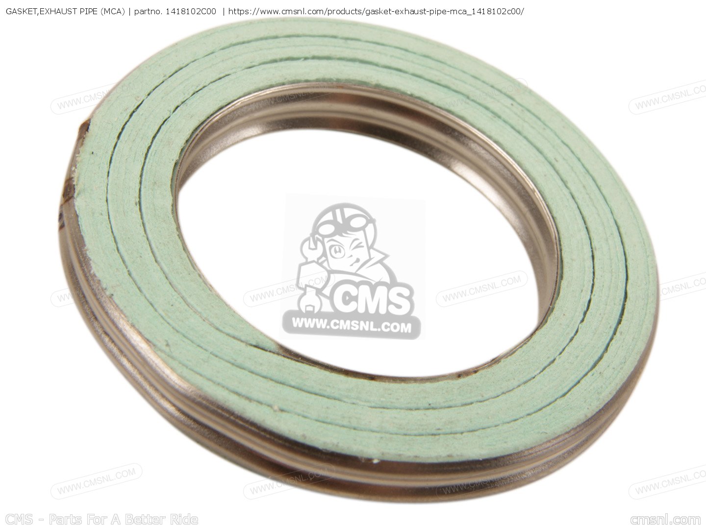 Caltric Muffler Gasket Compatible With Yamaha 3Jj-14653-00-00 1L9-14714-01-00 47G-14653-00-00