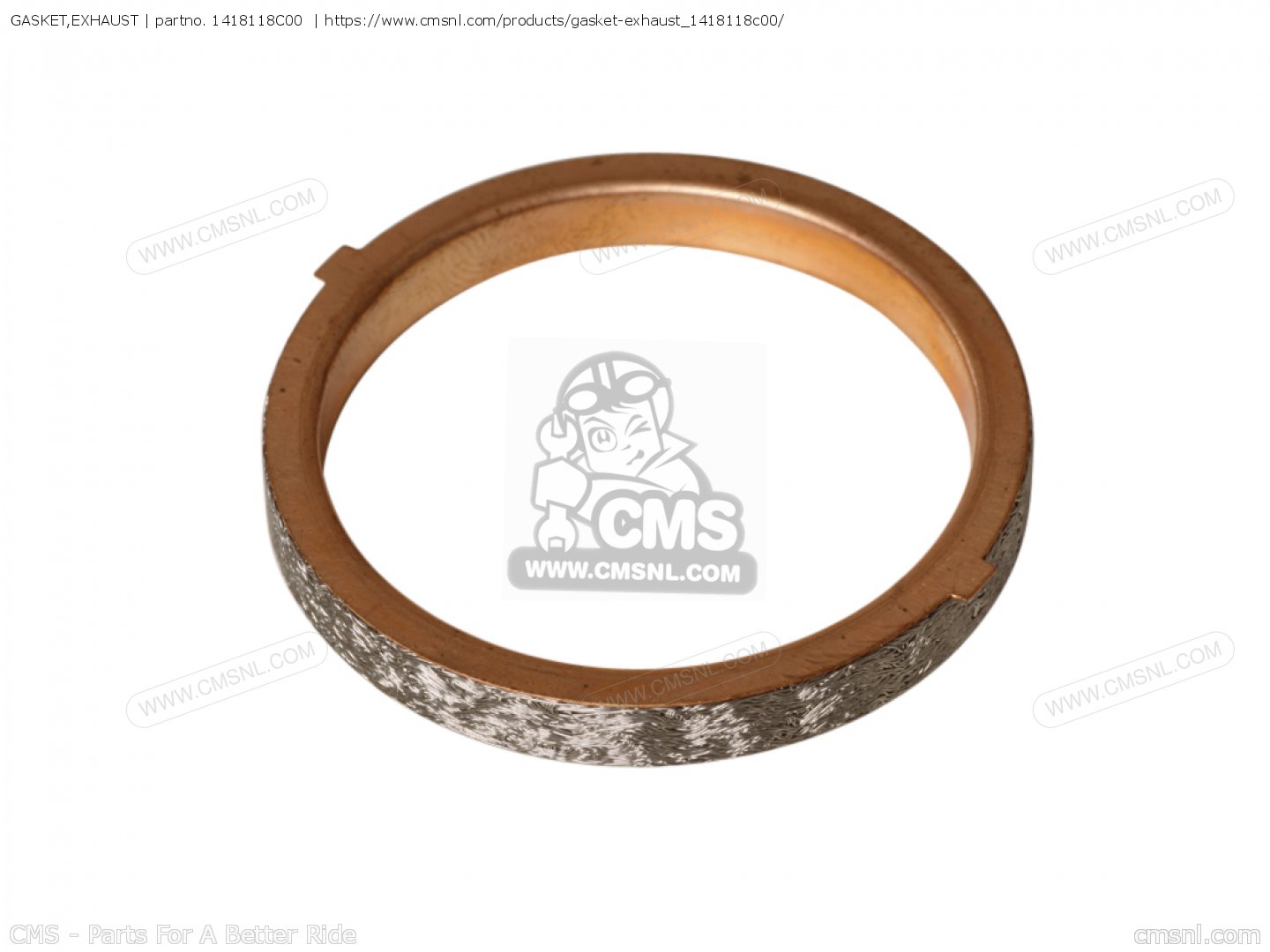 1418118C00 Gasket,exhaust Suzuki buy the 1418118C00 at CMSNL