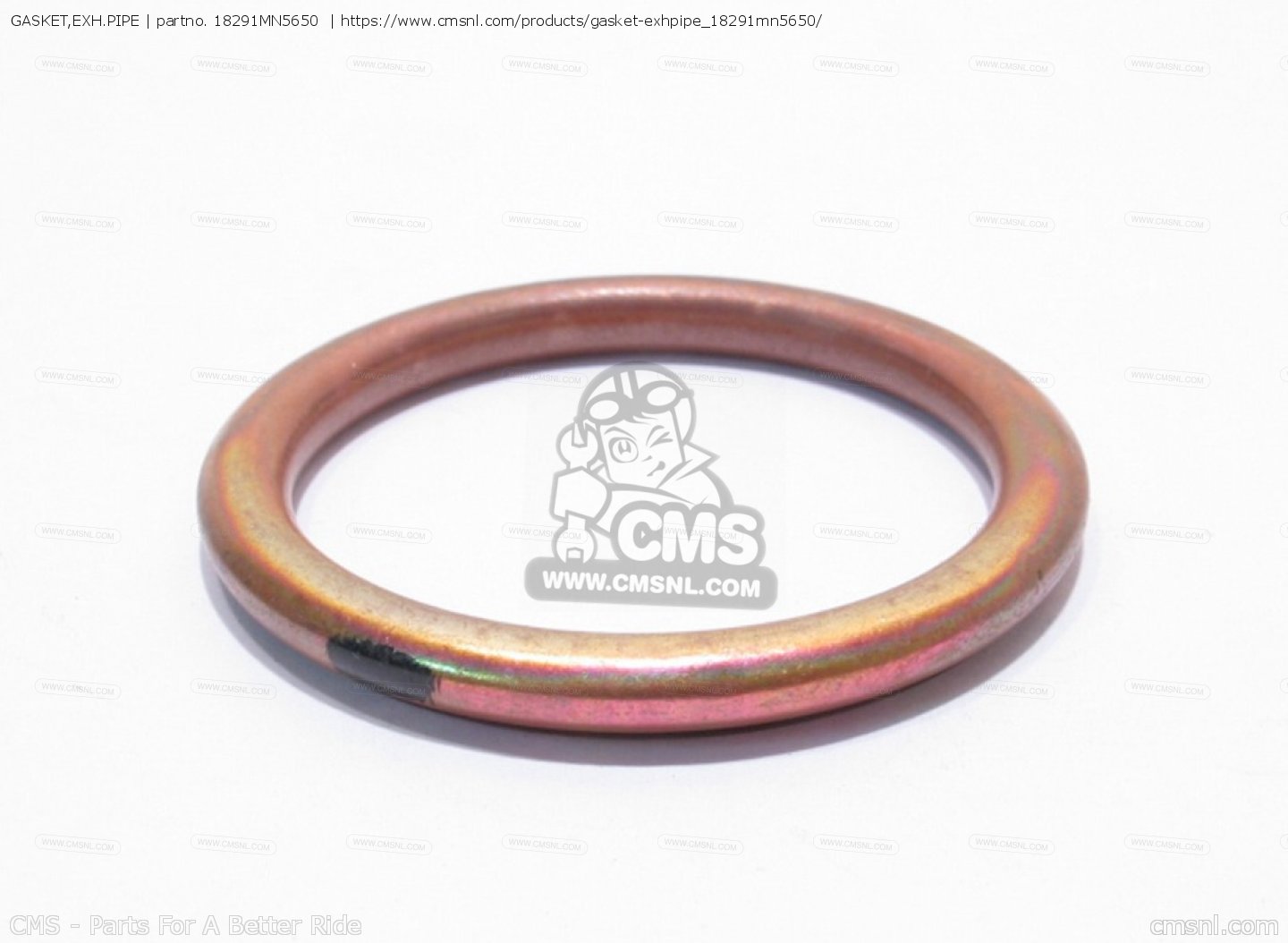 18291MN5650 Gasket,exh.pipe Honda - 18291-MN5-650