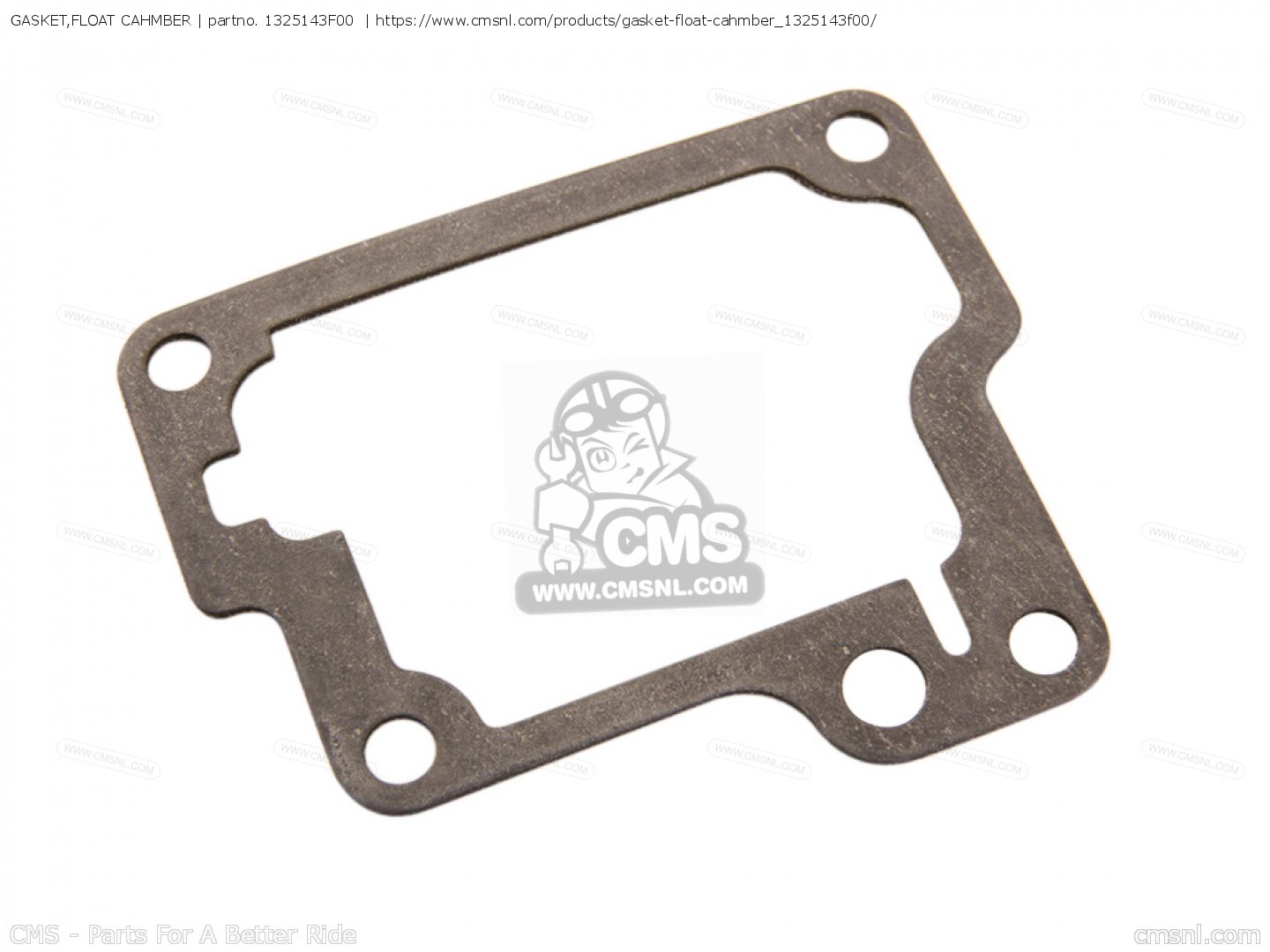 1325143F00: Gasket,float Chamber (nas) Suzuki - buy the 13251-43F00 at ...