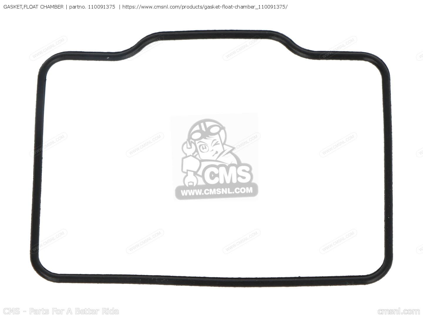 110091375 Gasket,float Chamber Kawasaki buy the 110091375 at CMSNL
