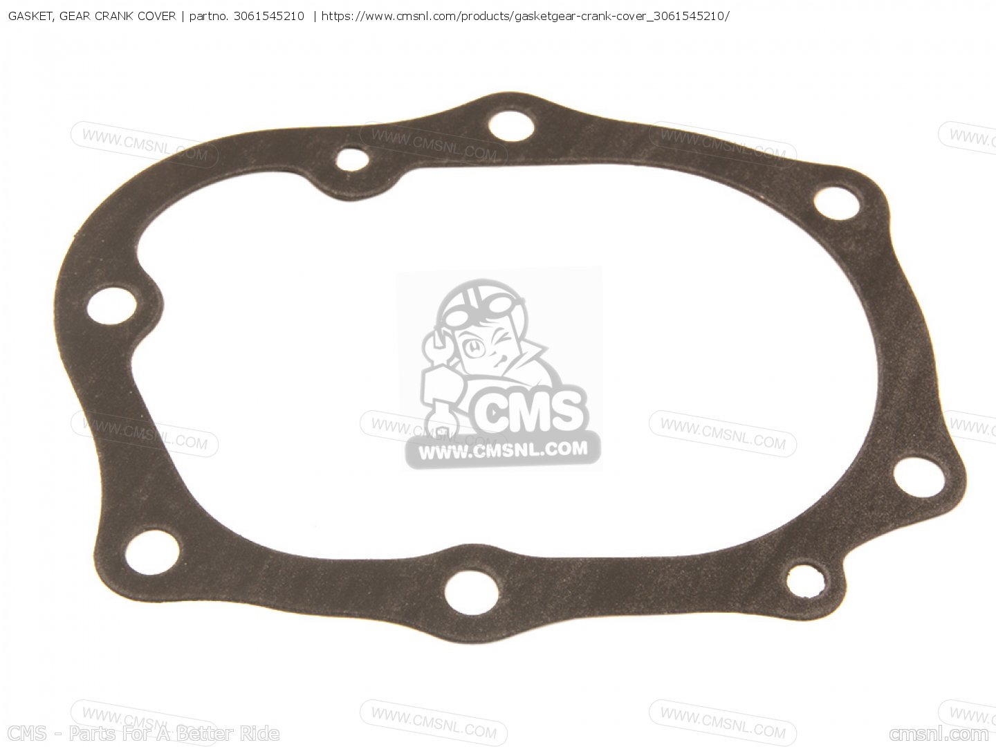 3061545210 Gasket, Gear Crank Cover (nas) Yamaha buy the 30615452