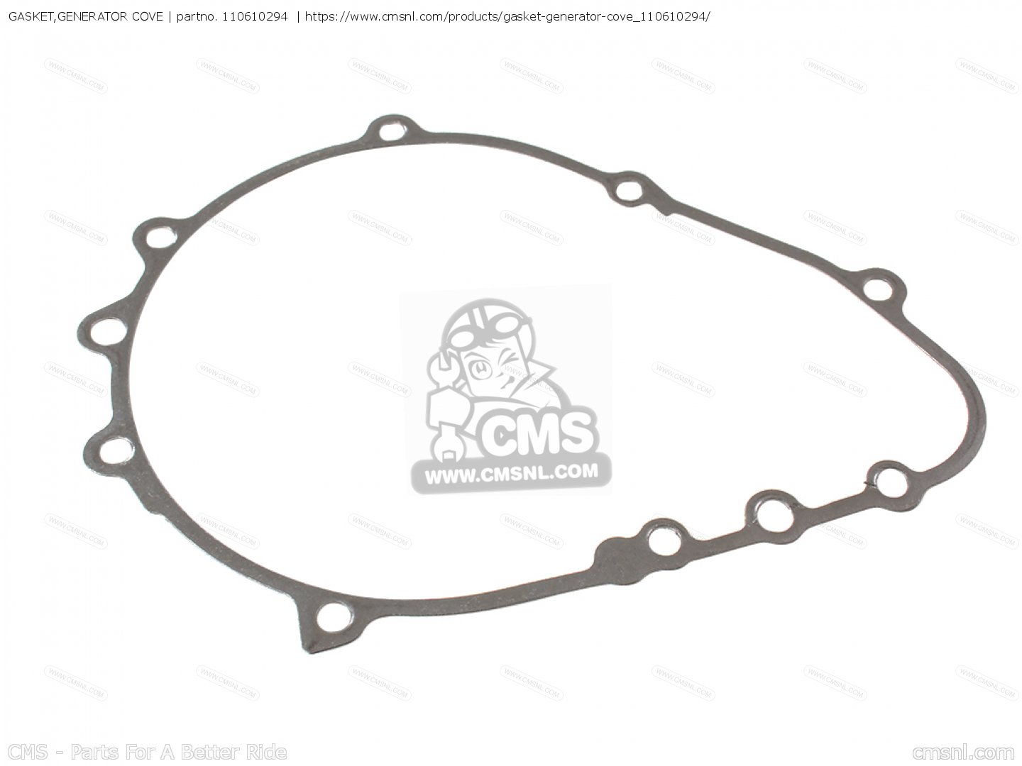 110610294: Gasket,generator Cove (nas) Kawasaki - buy the 11061 