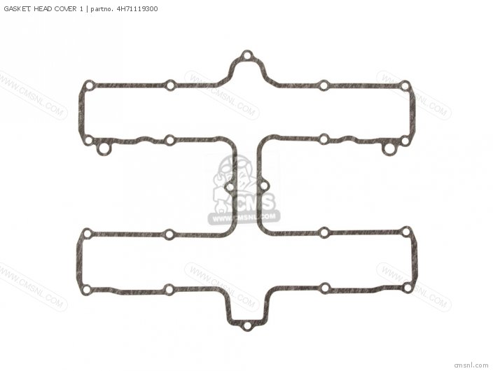 Yamaha GASKET, HEAD COVER 1 (MCA) 4H71119300 Yamaha GASKET, HEAD COVER 1 (MCA) 4H71119300