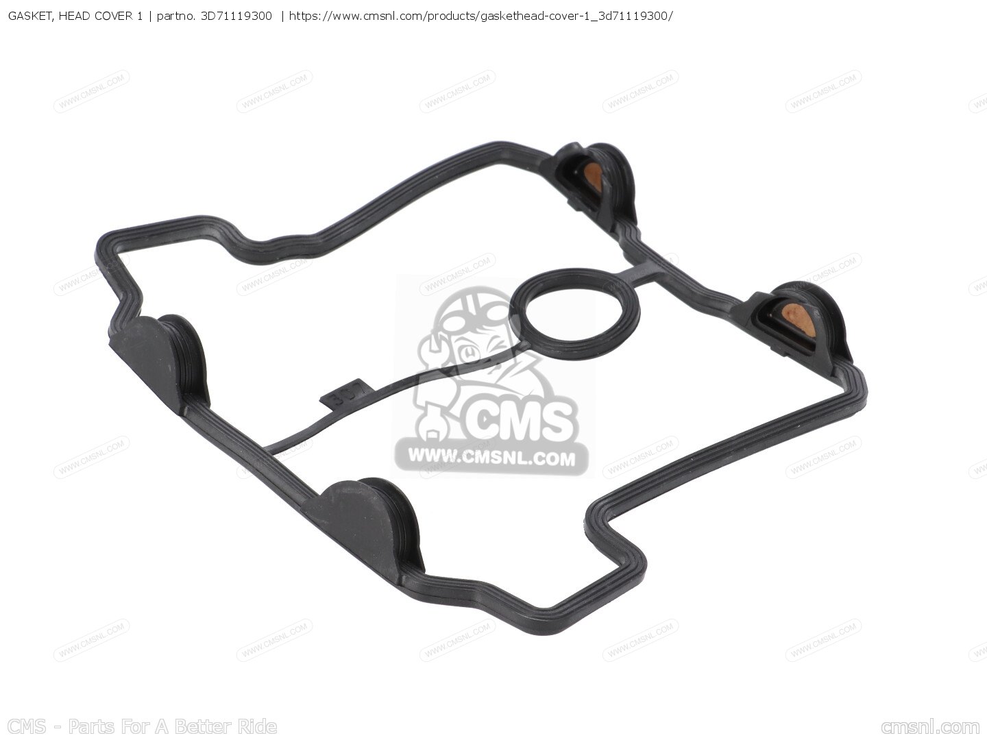 3D71119300 Gasket, Head Cover 1 (nas) Yamaha buy the 3D71119300 at