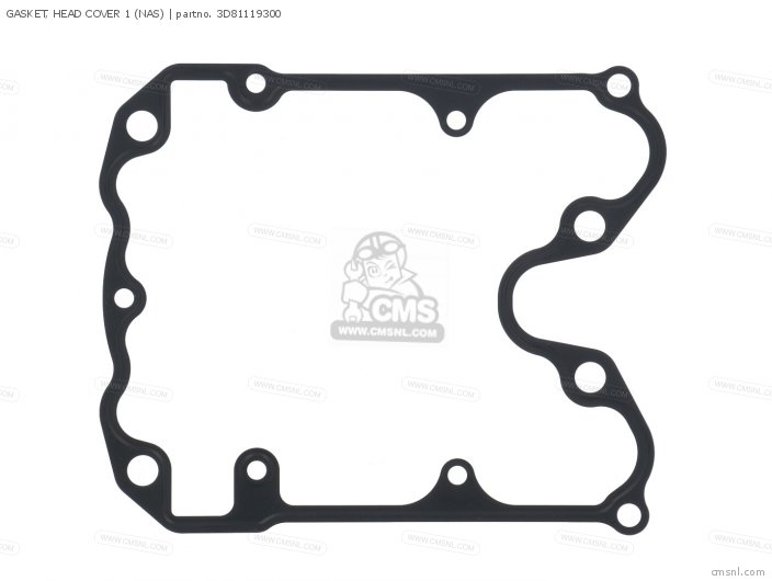 Yamaha GASKET, HEAD COVER 1 (NAS) 3D81119300