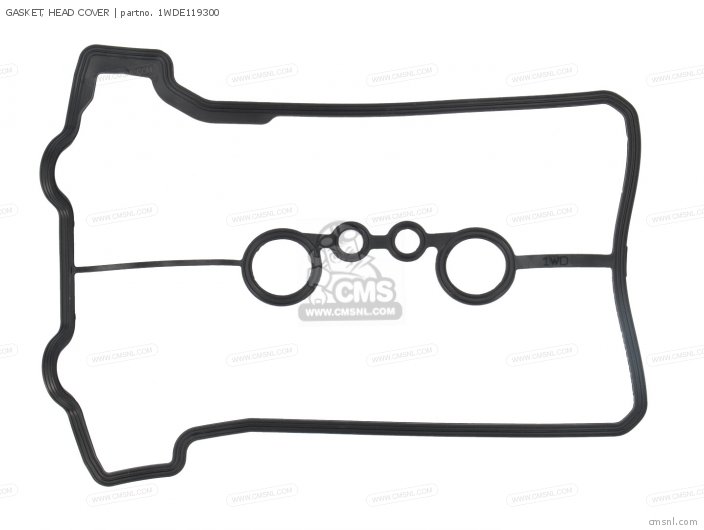 Yamaha GASKET, HEAD COVER (NAS) 1WDE119300