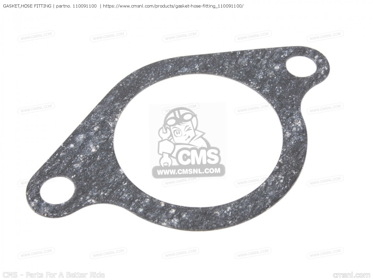 110091100 Gasket,hose Fitting (mca) Kawasaki buy the 110091100 at CMSNL